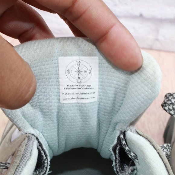 Oboz Sawtooth Beige Leather B-Dry Waterproof Sneaker Hiking Shoes Size 9.5 - Picture 9 of 9